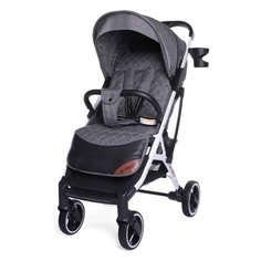Прогулочная коляска Dearest 818 PLUS 2023, grey, цвет шасси: белый