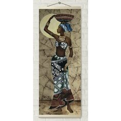 Картина по номерам 35 х 88 см "Панно. Африканский стиль" 24 цвета Molly