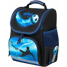 Ранец пифагор BASIC, 1 отделение, 3 кармана, эргономичная спинка, "Football player", 35х28х18 см, 271375