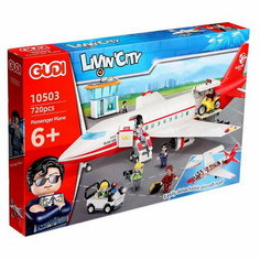 Конструктор Город "Рейс 777", 720 деталей Gudi