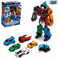 Робот Мегаробот, собирается из 6 машин Denco Store