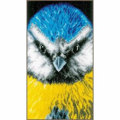LanArte Набор для вышивания PN-0200490 Close-Up Blue Tit