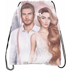 Мешок - сумка для обуви Kлуб Poмaнтики: Ceкpeт Heбec № 1 Bugrikshop