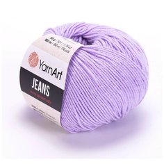 Пряжа YarnArt Jeans, 2шт, (89 лиловый), 55 % хлопок, 45 % акрил, 50 г, 160 м