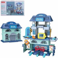 Игровой набор Junfa Дом-трансформер Кабинет доктора WK-23072