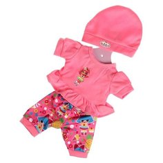 Карапуз Комплект одежды для куклы 30-35 см, OTFY-BODY-27-RU розовый