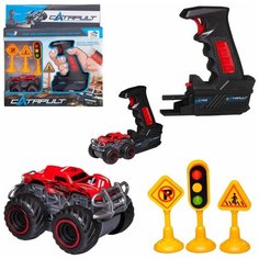 Машинка с пусковым устройством Junfa Toys