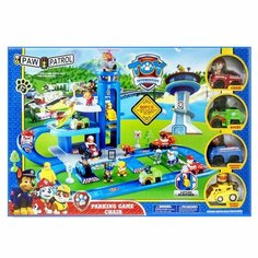 Набор игровой Щенячий патруль, Парковка с лифтом, База спасателей "Paw Patrol / Parking Game Chair" 4машины