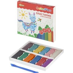 Пластилин №1 School ColorPics набор 12цв 240г, со стеком