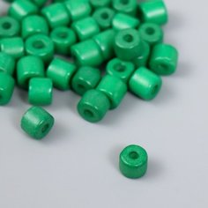 Бусины для творчества ТероПром 9358765 пластик цилиндр "Морской зелёный" набор 20 гр 0,6х0,6х0,5 см Арт Узор