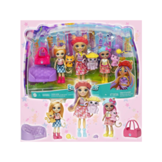 Мини-кукла Семья Сиамских кошек Карамель Enchantimals Энчатималс Mattel