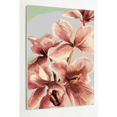 Картина по номерам на стену Цветы Лилии Раскрасим сами