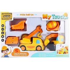 Машинка. Строительная техника "My truck" 5в1 Нет бренда