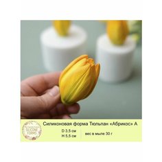 Силиконовая форма для мыла Тюльпан "Абрикос А" My Favorite Forms