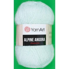 Пряжа Yarnart Alpine angora мята (344), 20%шерсть/80% акрил, 150м, 150г, 5шт