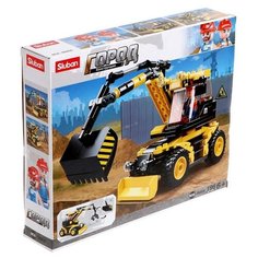 Конструктор Город «Карьерный экскаватор», 196 деталей Sluban