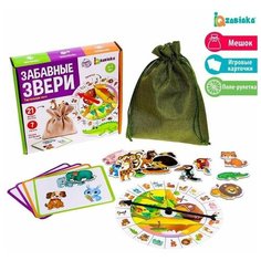 Тактильное лото «Забавные звери» Noname