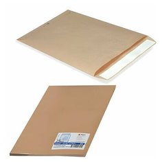 Конверт-пакеты С5 плоские (162х229 мм), до 90 листов, крафт-бумага, отрывная полоса, комплект 25 шт, 357707.25 Курт