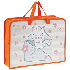 Папка с ручками А4 Мульти-Пульти "Pretty", пластик, на молнии, 75мм - 2 шт.