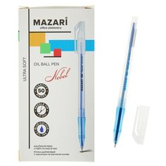 Ручка шариковая Mazari Nebel Ultra Soft, 1.0 мм, синяя, на масляной основе