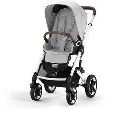 Коляска прогулочная Cybex Talos S Lux SLV Lava Grey с дождевиком и бампером 522005065