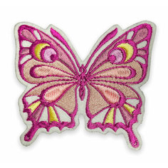 Патч бабочка розовая Shevronoff
