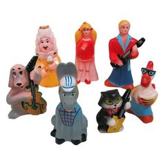 Набор резиновых игрушек Бременские уличные музыканты СИ-327 Игрушки