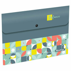 Папка-конверт на кнопке Berlingo "Balance", 330мкм, с рисунком, 352545