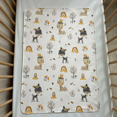 Непромокаемая пеленка для детей 50*70. Сатин. Многоразовая Ilanto Kids