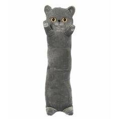 Мягкая игрушка кот-батон-сосиска Британец, 70 см Нет бренда