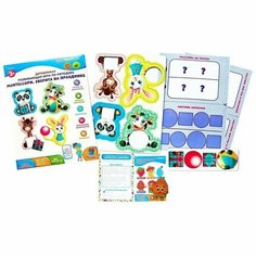 Развивающая игра WoodLand Toys "Зверята на празднике", по методике Монтессори, деревянная (81203)