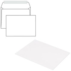 Конверты С4 (229х324 мм), отрывная лента, 100 г/м2, комплект 500 шт. Ряжская печатная фабрика