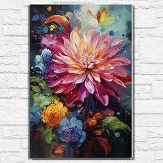 Картина по номерам на холсте природа цветок (пейзаж) - 12612 В 60x40 Бруталити