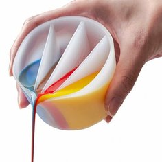 Стаканчик силиконовый для Флюид Арт, 4 секции, объём — 200 мл Россия