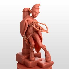 Dnd миниатюры / гоблин снайпер / игровая фигурка для раскрашивания / высота 45мм, база 26мм Portal Goblin Studio