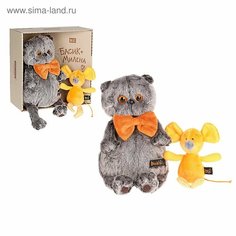 Мягкая игрушка «Басик» с мышкой Миленой Россия