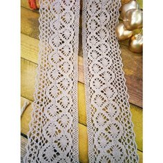 Кружево вязаное ширина 45мм длина 2,25 м, цв. бежевый для шитья, рукоделия и творчества Нет бренда