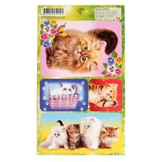 Наклейки "Кошки" 11 х 17 см, микс Noname