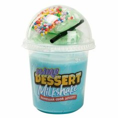 Слайм Slime Dessert Milkshake, голубой ВОЛШЕБНЫЙ МИР