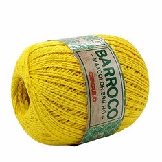 6 мотков Пряжа Circulo BARROCO MAXCOLOR BRILHO 98% Хлопок, 2% Люрекс / 200 гр. - 216 м. цв. 1289