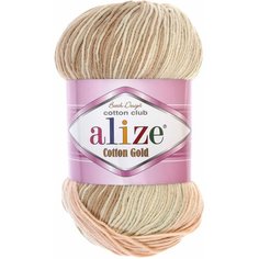 Пряжа Alize Cotton Gold Batik (7103), 45%акрил/55%хлопок, 330м, 100г, 1шт
