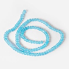 Бусины для рукоделия хрустальные 4 мм, чешское стекло 120 шт Lolo Craft