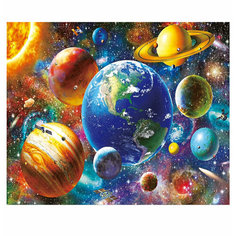 Алмазная мозаика для детей Планеты 21х25 см на подрамнике Новый мир