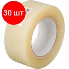 Комплект 30 штук, Клейкая лента упаковочная 48ммх150мх50мкм, прозрачная Noname