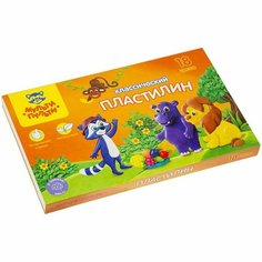 Пластилин 18 цветов 360 г Мульти пульти