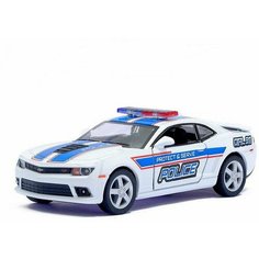 Машинка 2014 Chevrolet Camaro Police инерционная металлическая KT5383DPR коллекционная модель 1:38 подарок мальчику Kinsmart