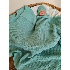 Плед вязанный с шапочкой Vitara Kids