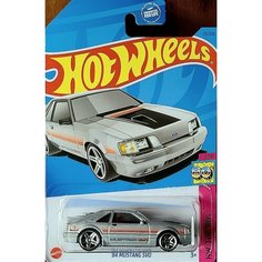 Машинка детская Hot Wheels коллекционная 84 MUSTANG SVO металлик