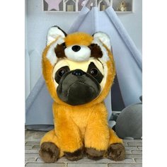 Мягкая игрушка Мопс в костюме Енота Plush Toys