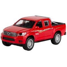 Машинка TOYOTA HILUX 12 см. красный Autogrand